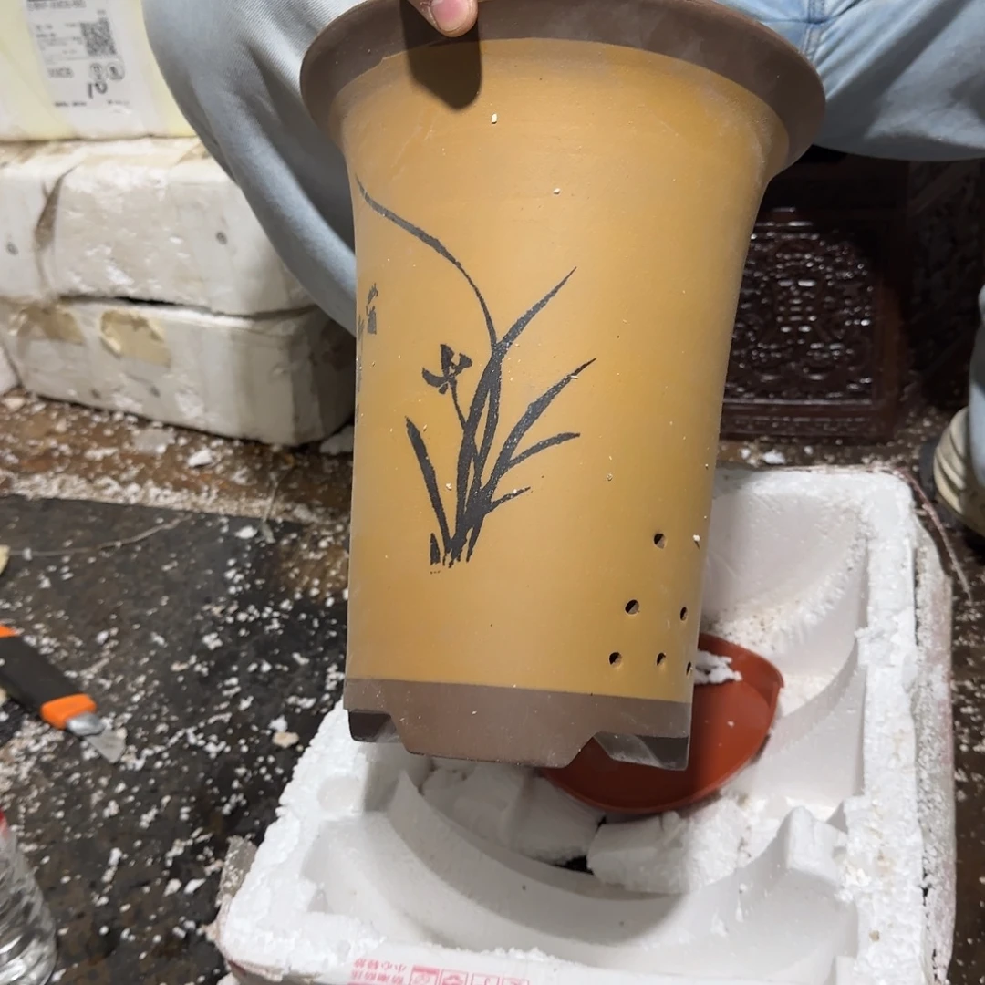 紫砂花盆口径20.25口径