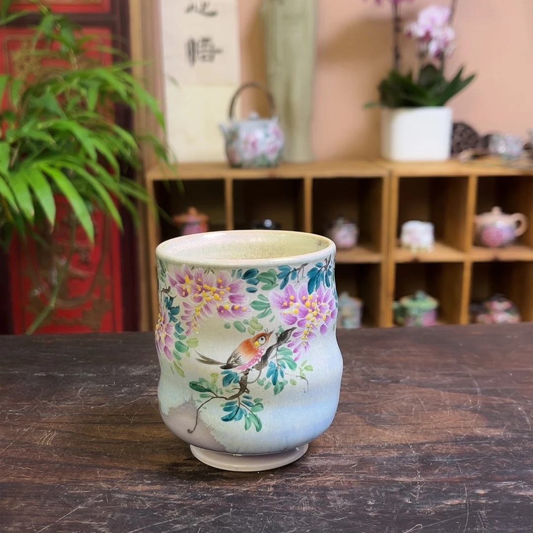 柴烧手工手绘陶瓷