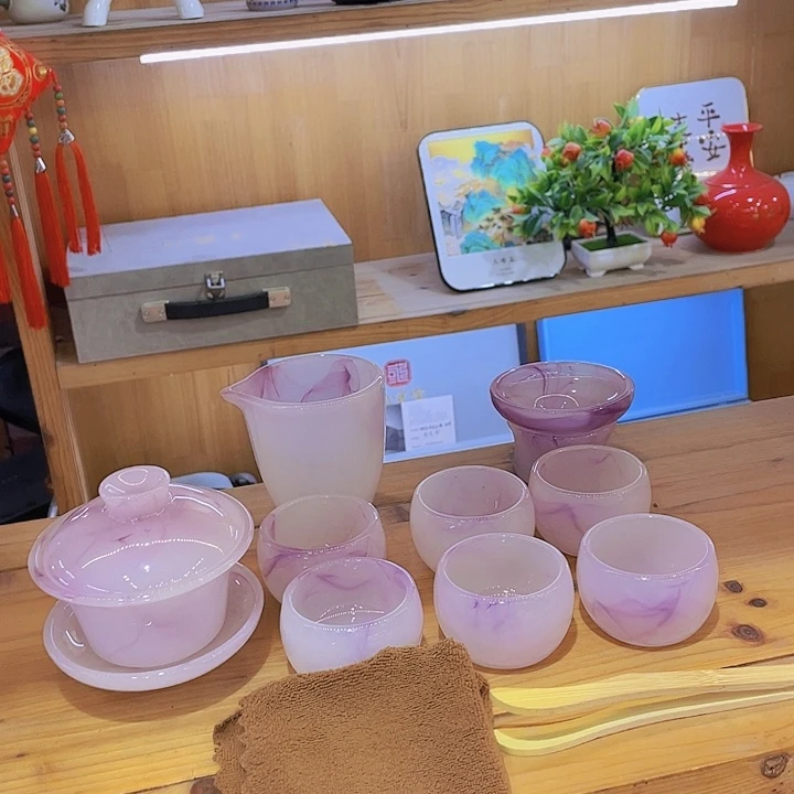 紫飘带琉璃套装琉璃