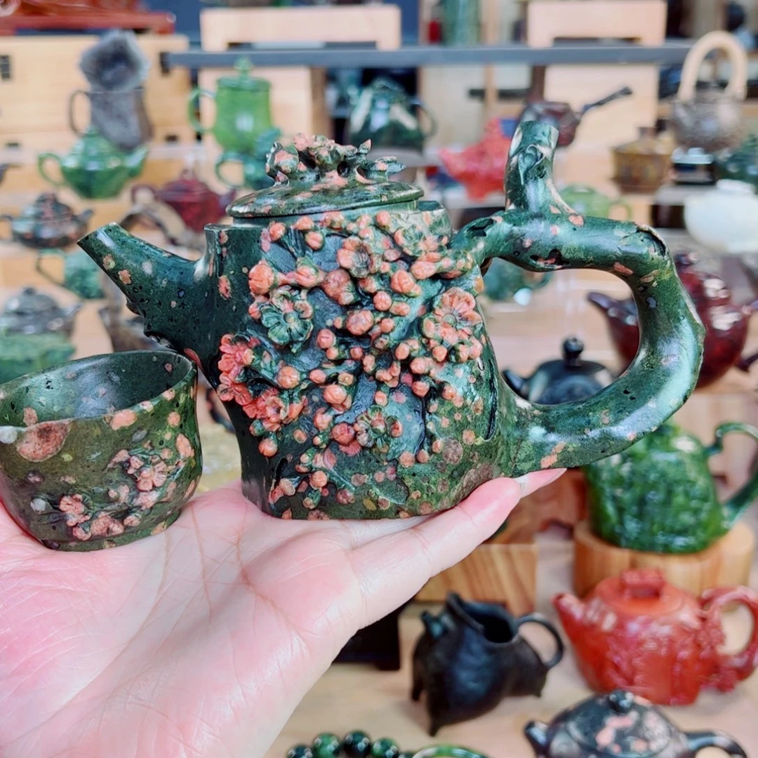 黑***石天然石材手工雕刻