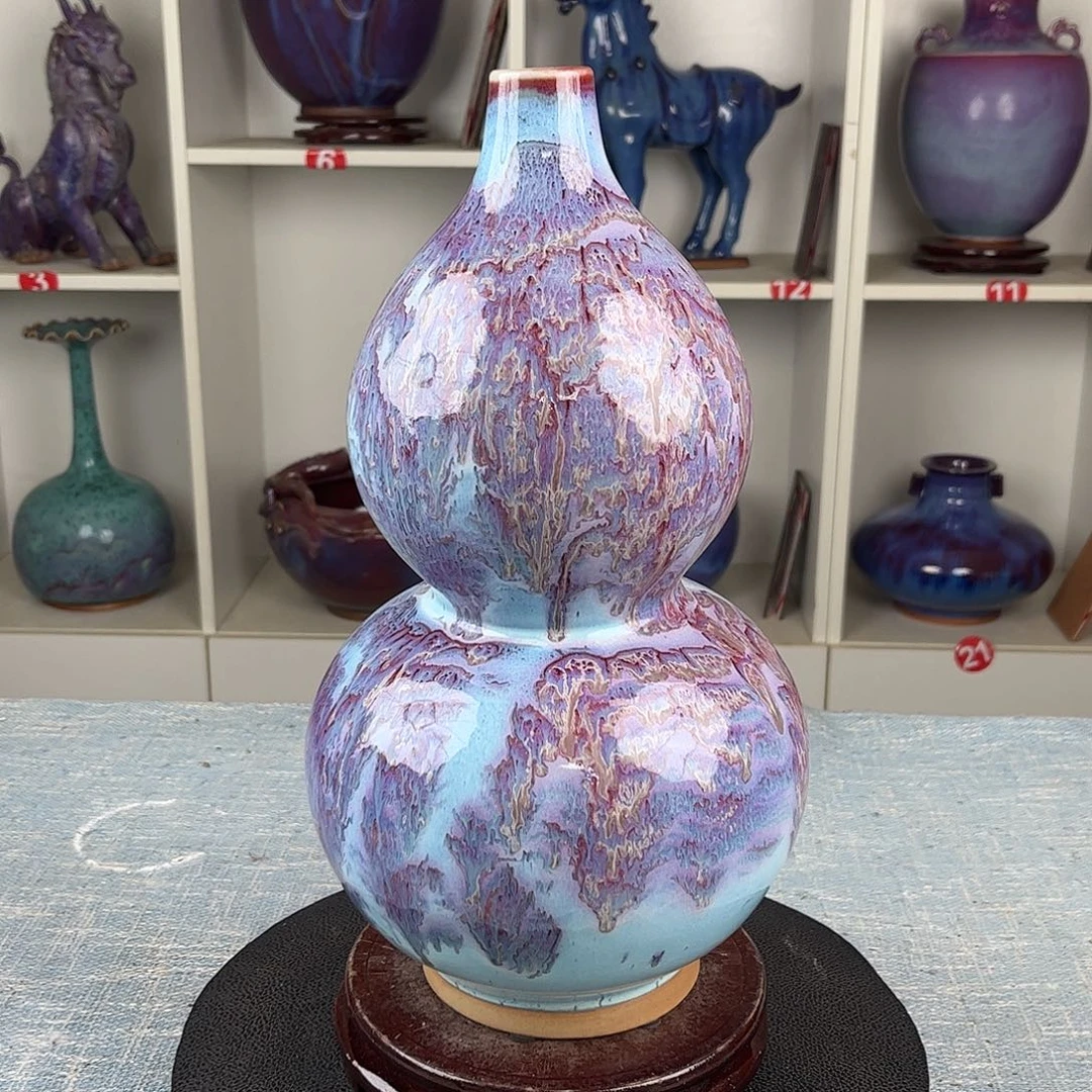 瓷片葫芦大好河山窑变珍品