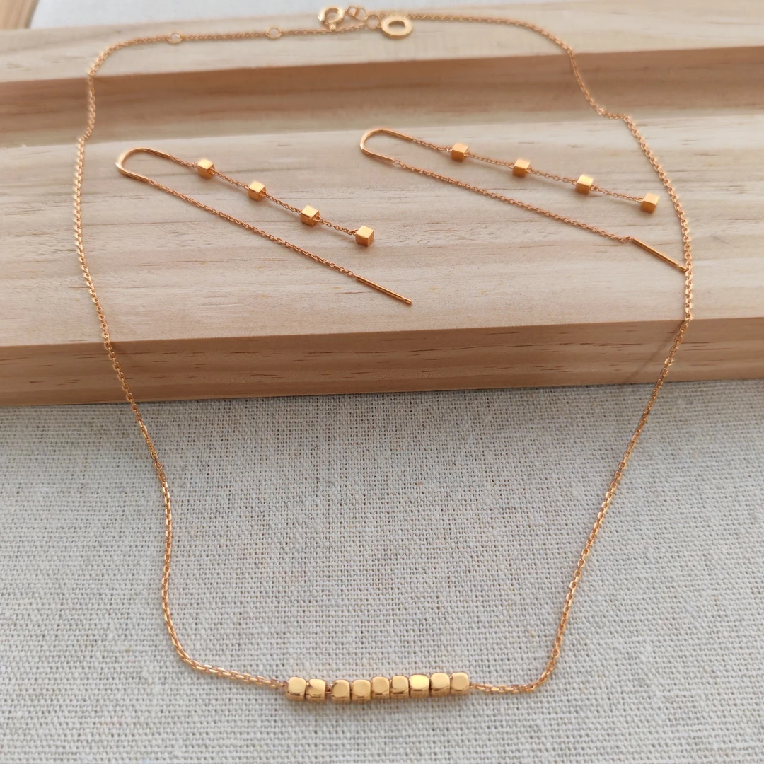 925银银制品 【Qarlighach】银镀金设计款奢华长款