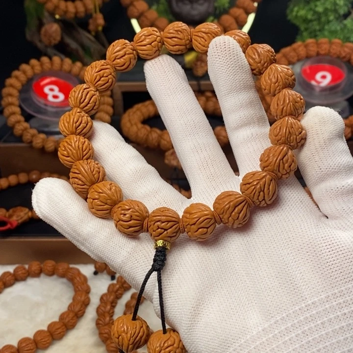 桃核吊坠秦岭龙纹