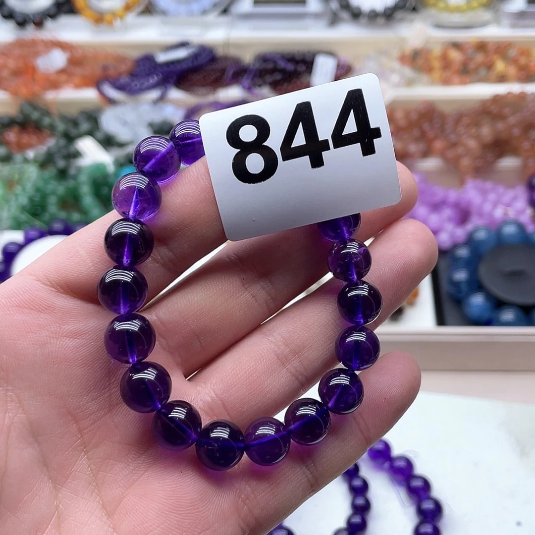 水晶手链未镶嵌点***儿天然