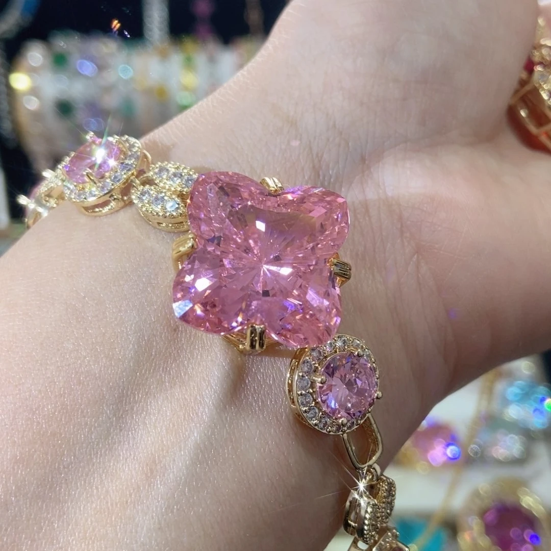 66锆石（处理）手链