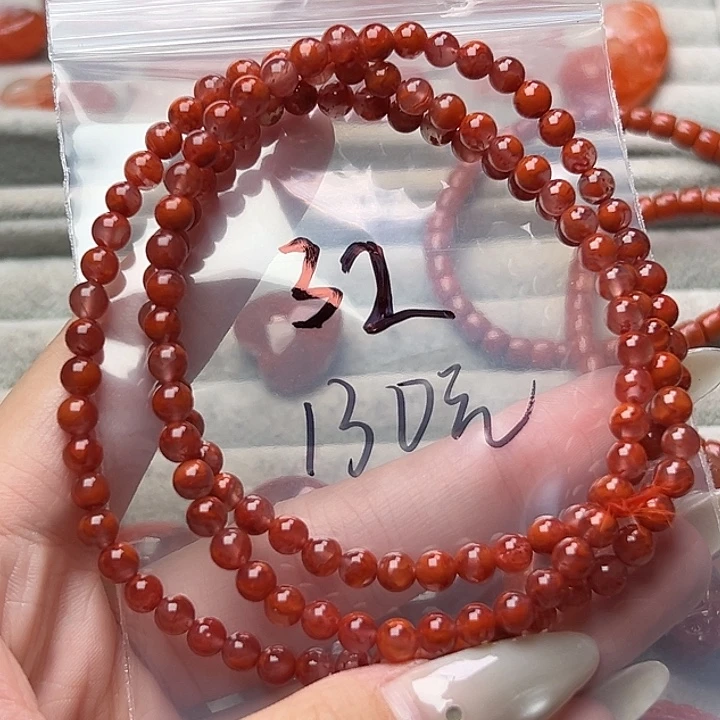 手串未镶嵌南红玛瑙薇*32