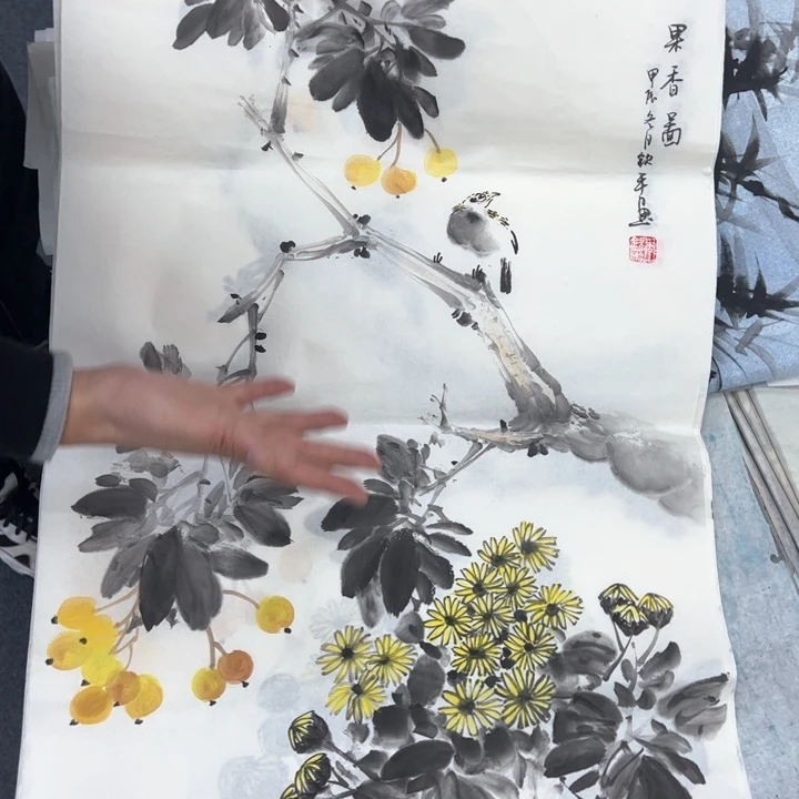 国画纯手作品欣赏图