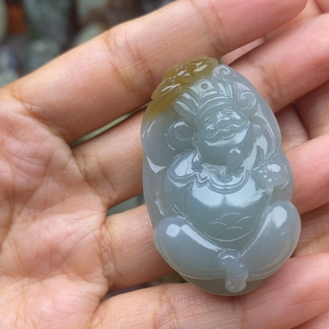 和田玉未镶嵌颈饰卡*