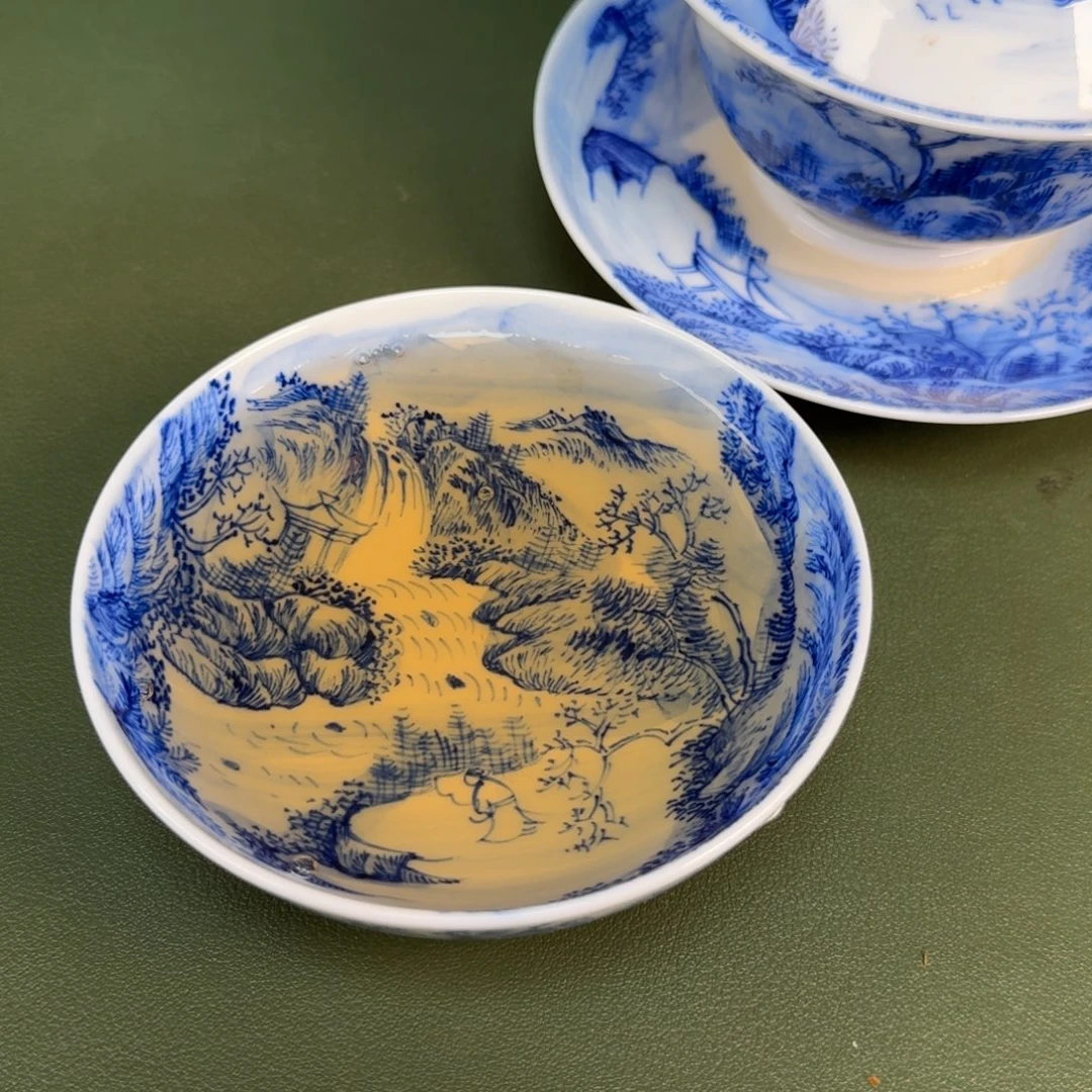景德镇纯水绘茶具圆圆228