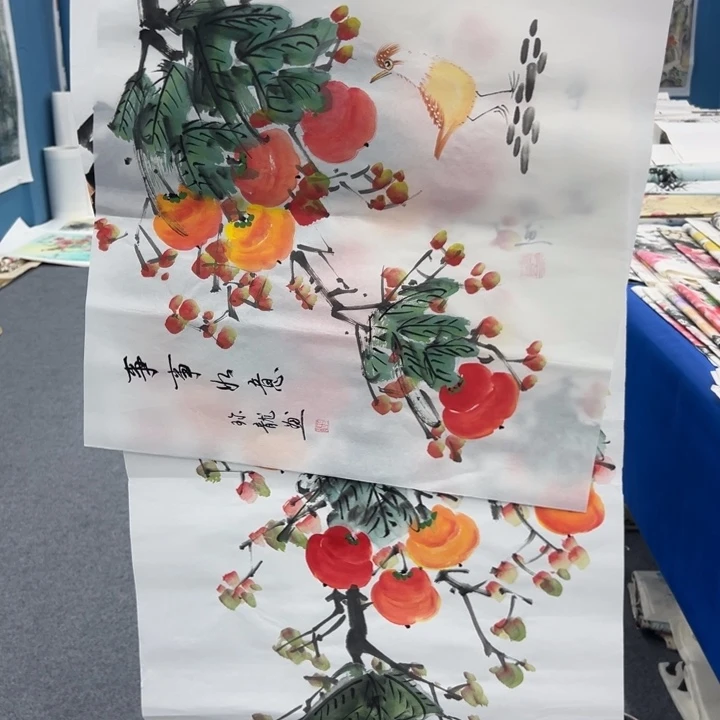 国画宣纸纯手绘字画