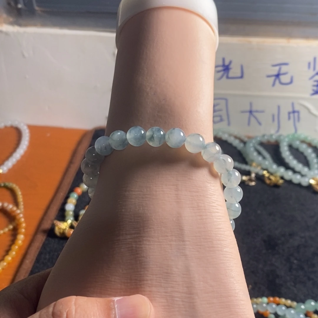定制翡翠未镶嵌17 缅甸翡翠A货卡7.8