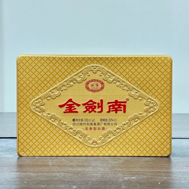 剑南春2019年 金剑南k6+k24酒版礼盒 52度 100ml*2一盒