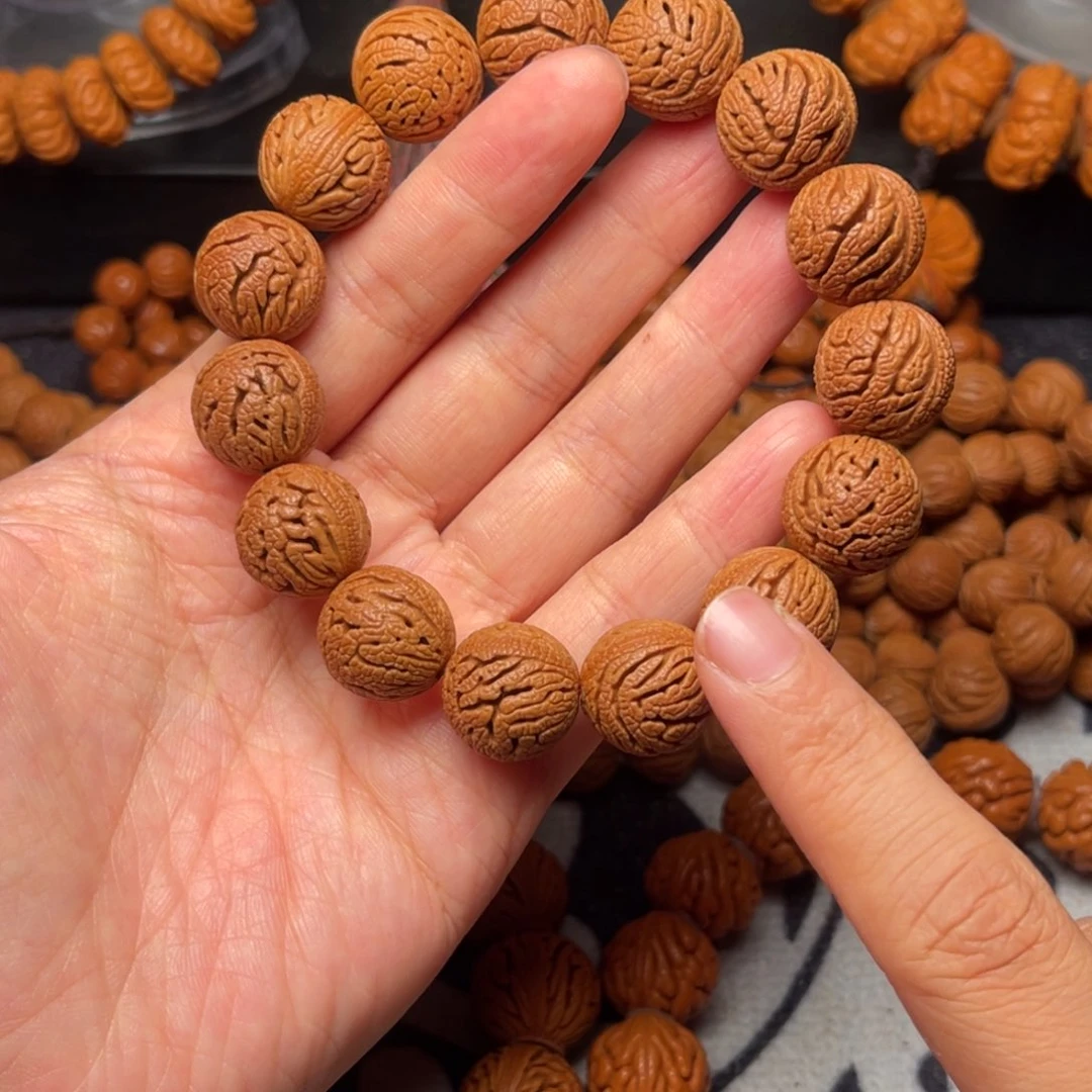 桃核手串龙纹桃核