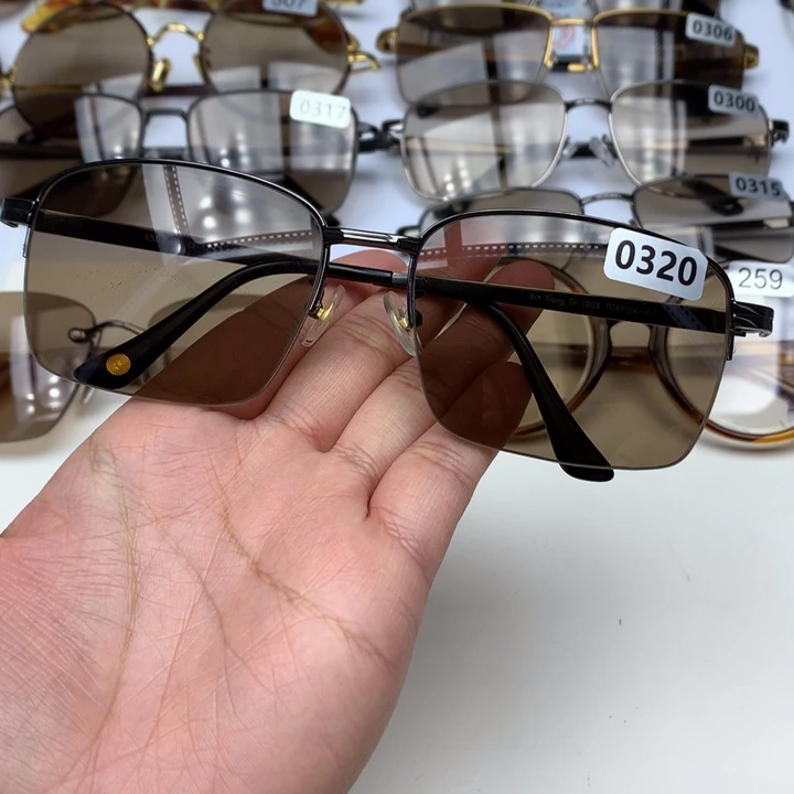 一体款半框茶水晶0320