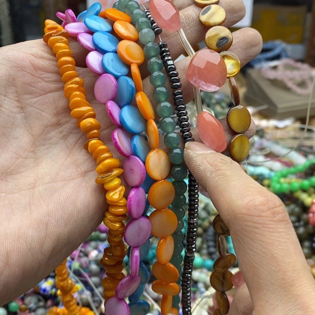 玛瑙/玉髓未镶嵌珠宝半成品打包L320