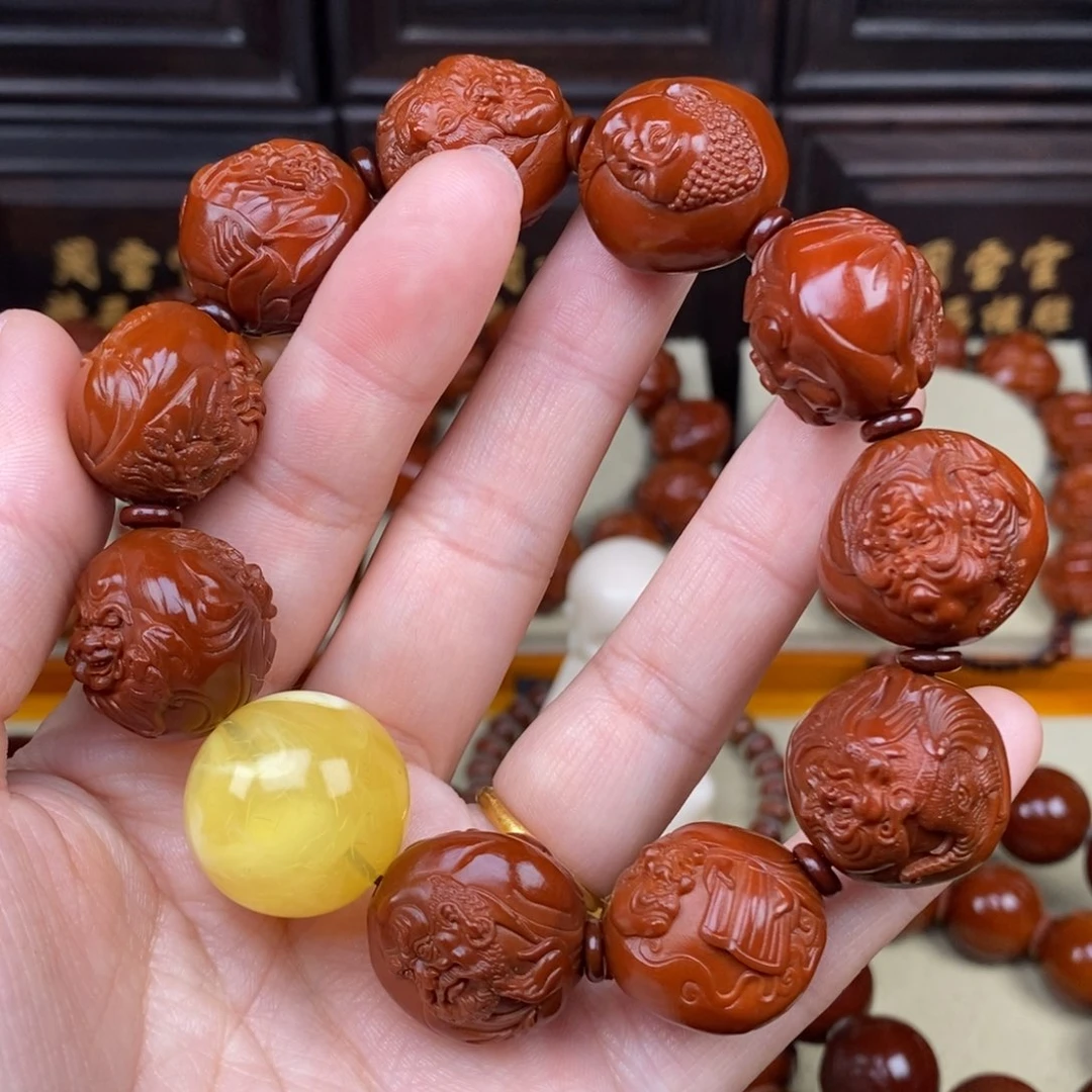 漂***雲吊坠橄榄核十八罗汉