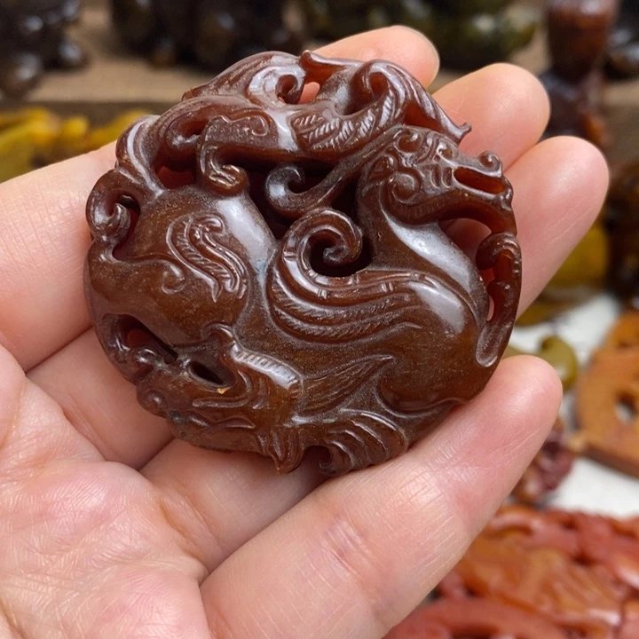 蛇纹石玉未镶嵌颈饰120