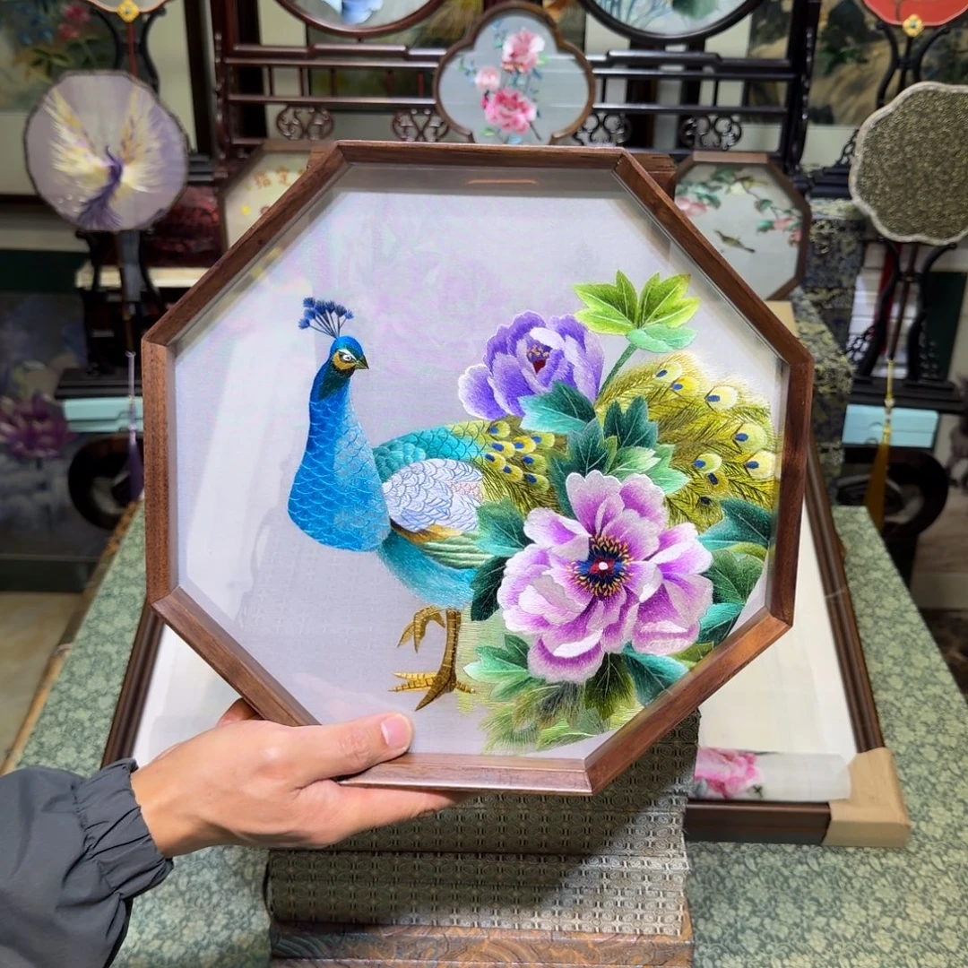 刺绣手工苏绣工艺制作技艺异色精品