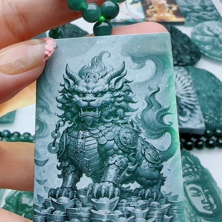 翡翠未镶嵌颈饰多样性发货天然A货翡翠