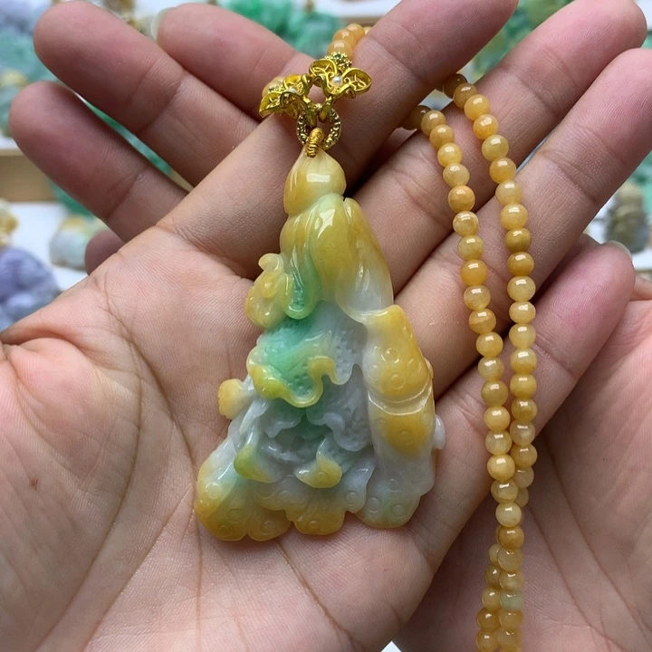 颈饰未镶嵌翡翠翡翠