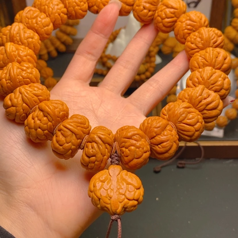 【闪购商品】桃核手串胜*龙文桃核