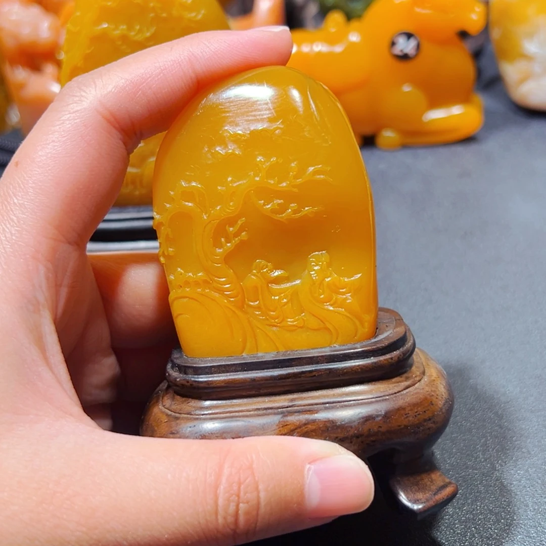 田黄石狂*石雕石雕石雕