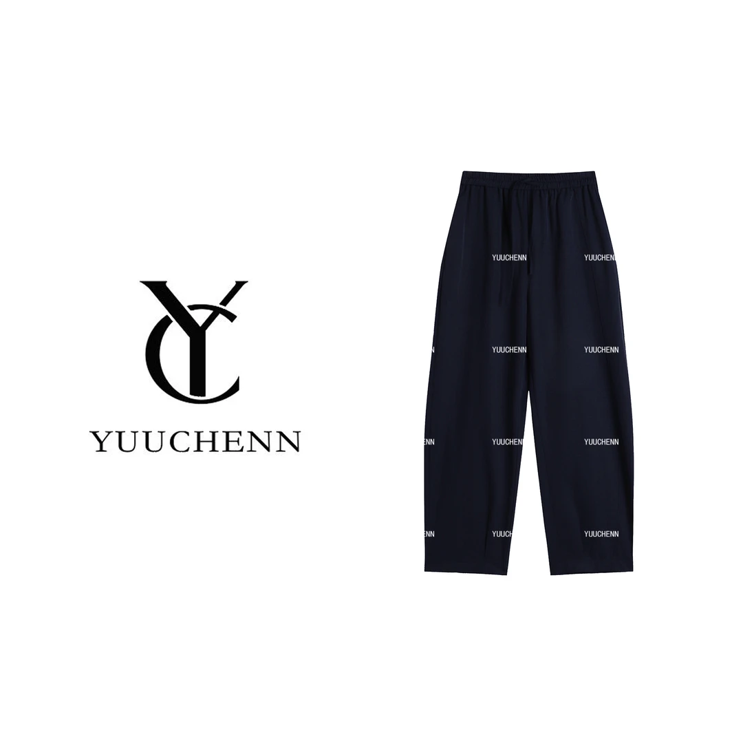YUUCHENN “凉凉裤” 夏季清凉不打褶韩系显瘦九分休闲裤 72577