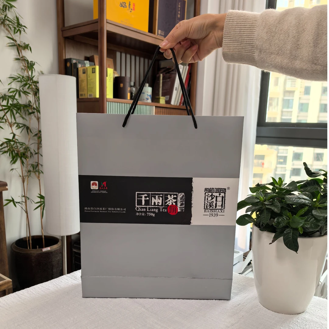 白沙溪 1939湖南安化黑茶 白沙溪千两茶 千两礼盒饼