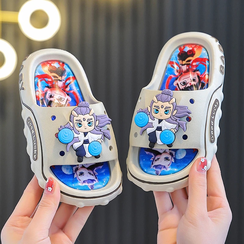 2025新款哪吒拖鞋敖丙拖鞋儿童夏季居家防滑宝宝男童凉拖鞋中大童