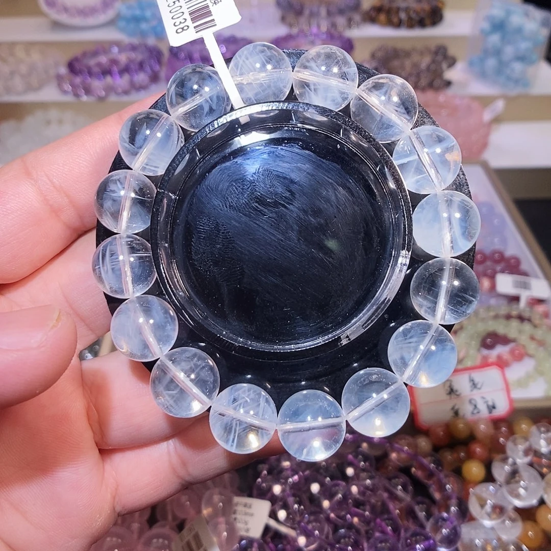 未镶嵌水晶手链蓝针13mm