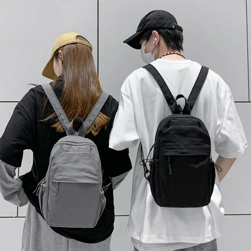 简约轻便个性防水时尚休闲包纯色潮流运动健身包多功能男女同款