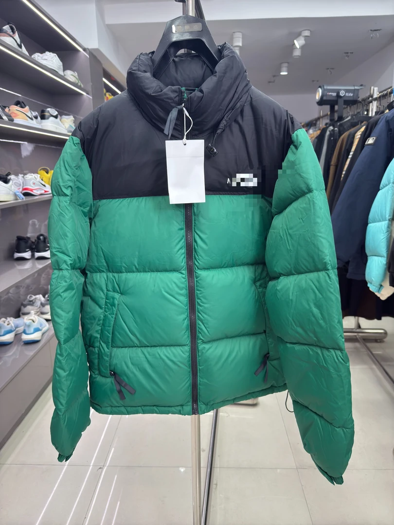 刺绣防寒立领经典面包款男女羽绒服