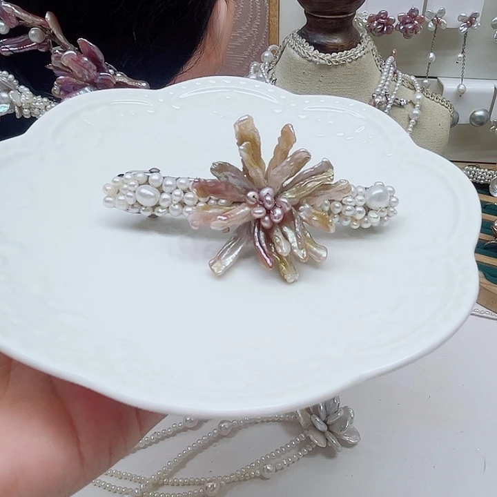 丹***珍珠发夹珍珠发夹