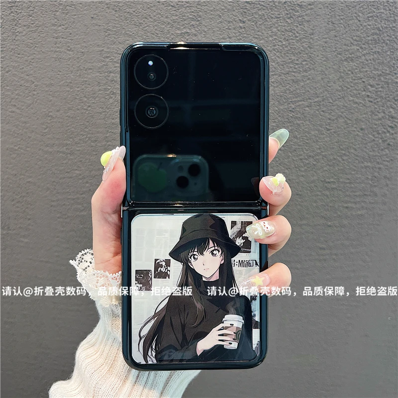 折叠奶油壳适用华为荣耀/OPPO/VIVO/小米/三星手机壳华为pocket2