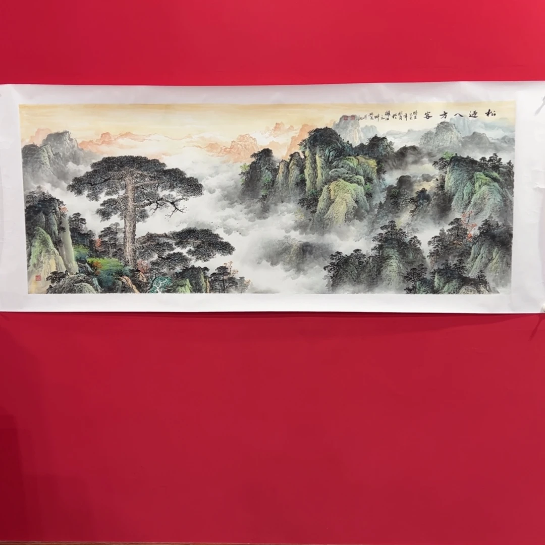 南***庐国画刘兴文老师小六尺