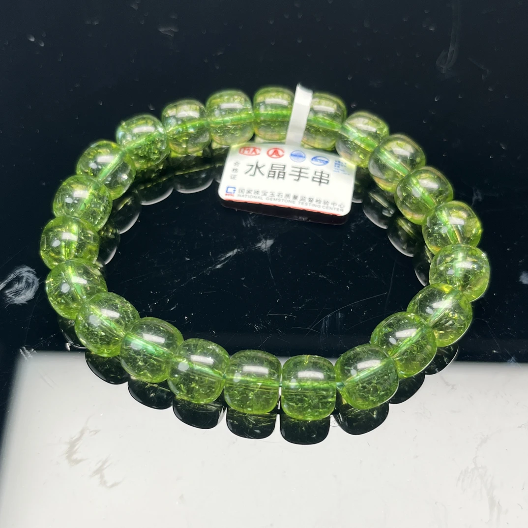 A27 卡10 绿橄榄色桶珠