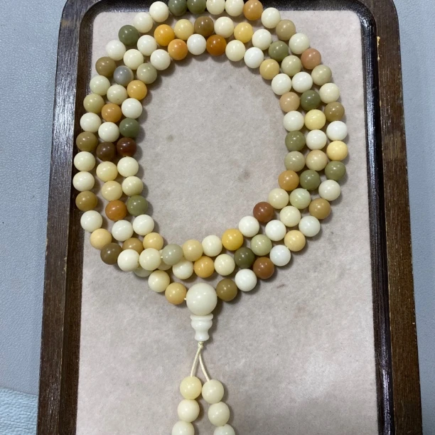 P579多宝菩提圆珠卡0.9cm多圈手串