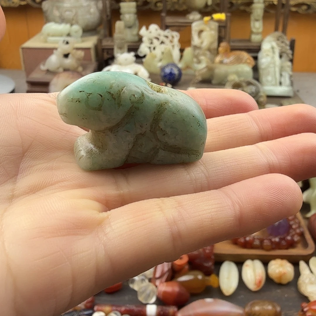 未镶嵌天河石吊坠(不含链)