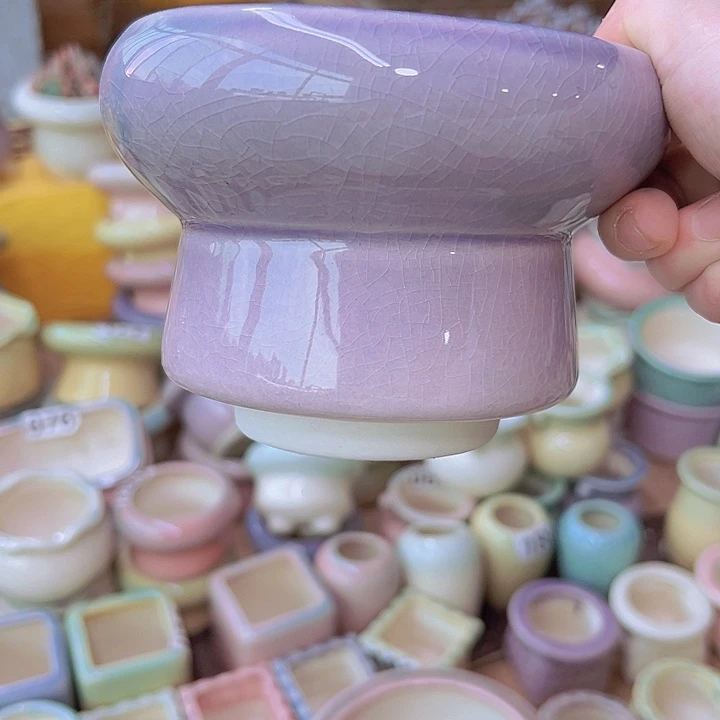 红陶陶瓷花盆当场满12包邮