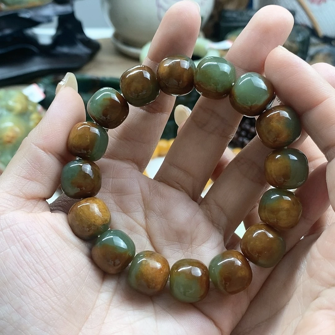 手链未镶嵌透闪石质玉