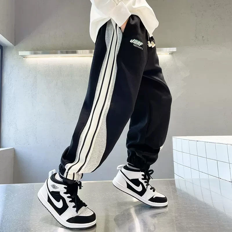 童装男童裤子春秋装新款男孩宽松运动束脚休闲裤儿童运动裤潮