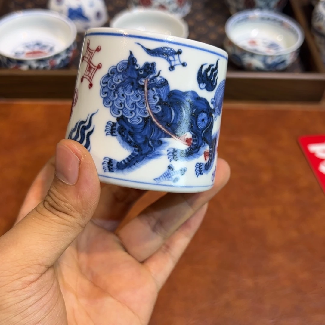 摆件陶瓷景德镇茶器百宝箱