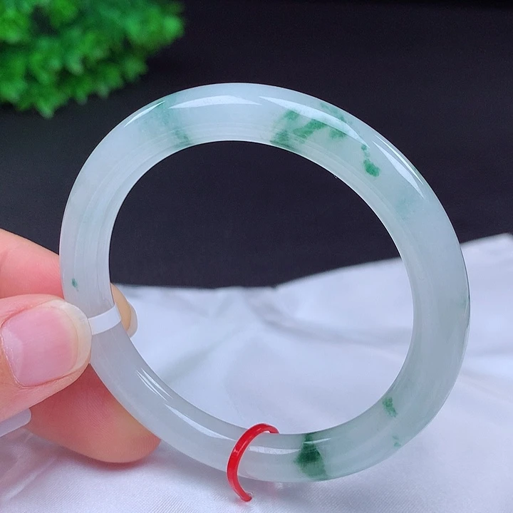 翡翠未镶嵌手镯52圈口686008