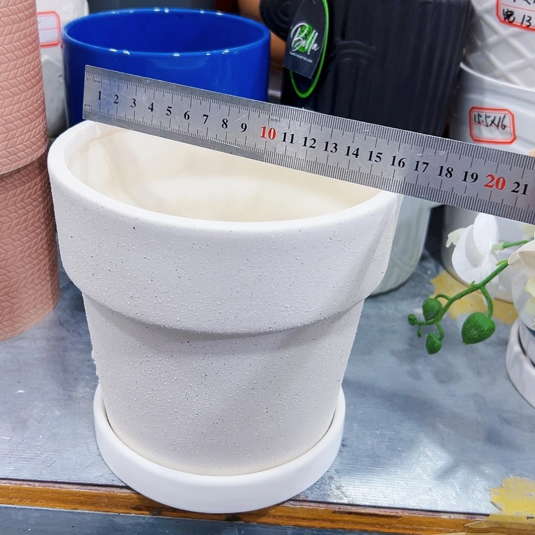 外贸尾单陶瓷花盆凑单10米包邮