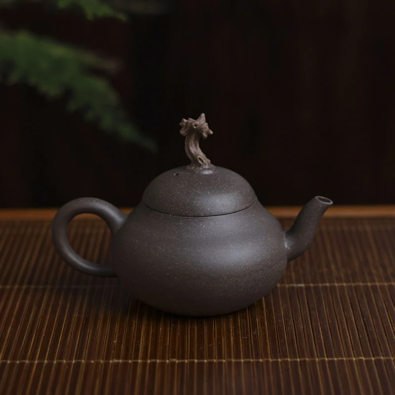 【非遗好物】拙雅斋-青灰段 葫芦壶70ml（拙雅S0210）