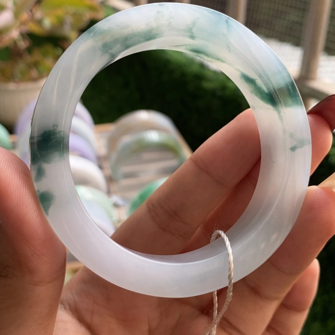 定制翡翠未镶嵌包容捡漏飘花53