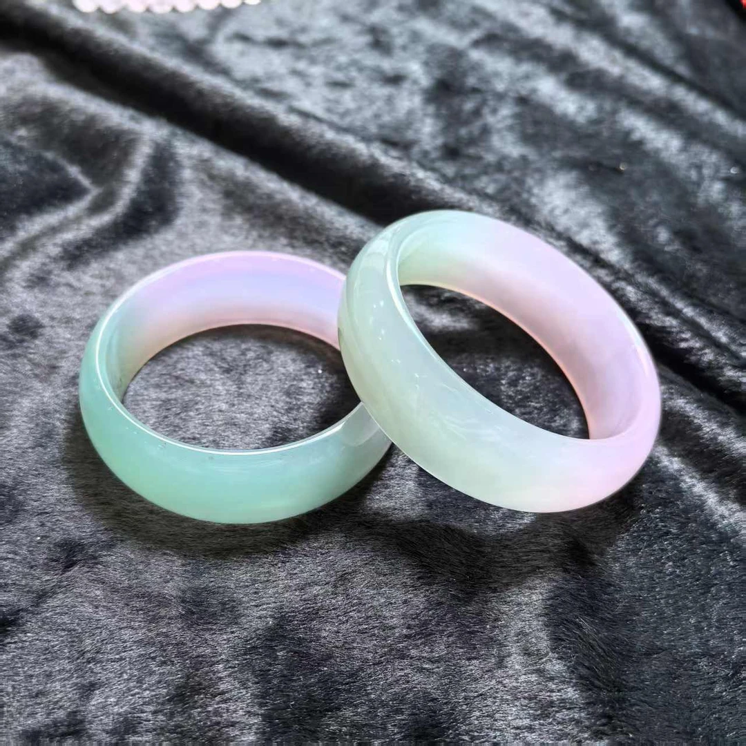 S7784极冰春彩北之极光玛瑙手镯-配礼盒-多样性发货只发一件