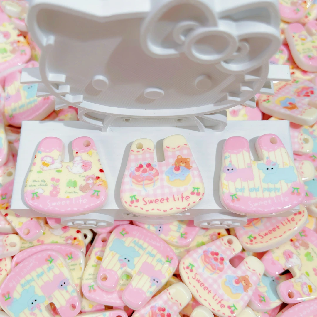 【妮梦梦定制】双面口水兜 捏捏底托NMM 亮面混色DIY玩具非餐具