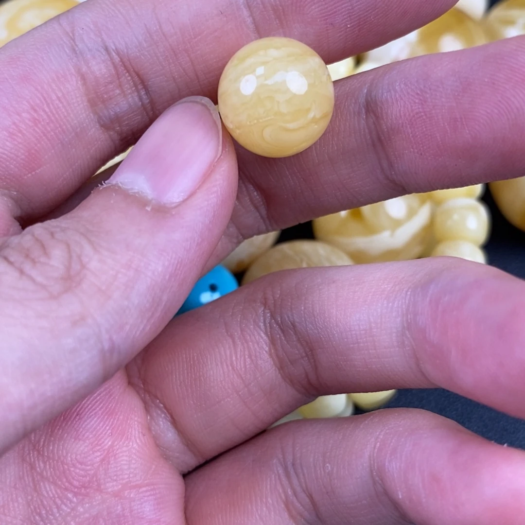 琥珀未镶嵌裸石虎皮千层22