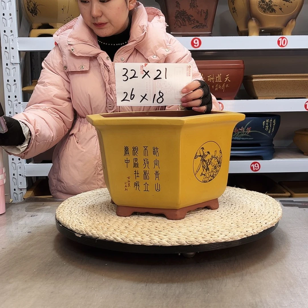 紫砂花盆紫砂花盆